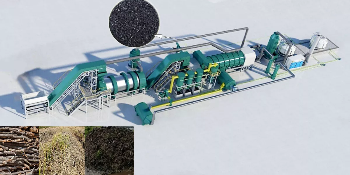 Biochar Making Equipment for Sustainable Biomass Solution